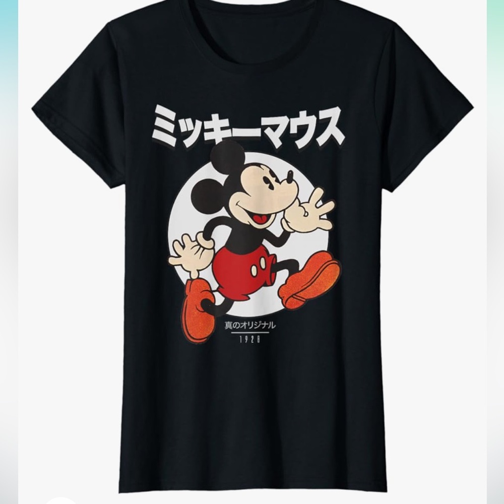 Japanese Mickey Disney T Shirt